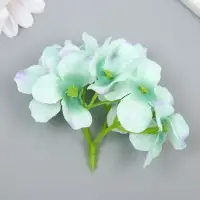 Цветы для декорирования "Гортензия" сиренево-голубые 10х10 см