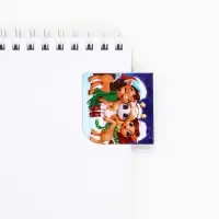 Магнитные закладки "Лошадка", на открытке, 4 шт