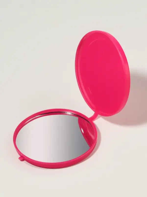 Зеркало складное &laquo;Цветы&raquo;, d=6 см, МИКС