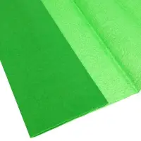 Бумага крепированная 50 х 200 см, в рулоне, 32 г/м2, зелёная