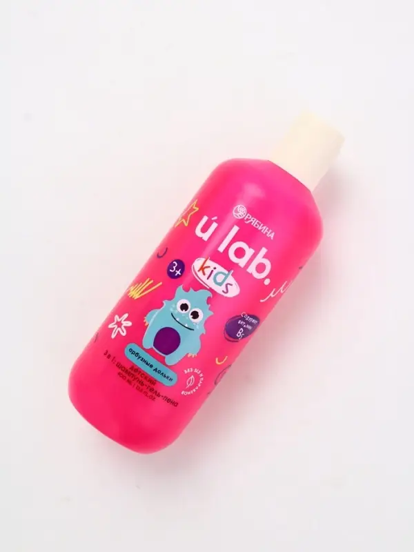 Детский шампунь-гель-пена 3в1  "Монстрики", 400 мл, аромат арбузные дольки