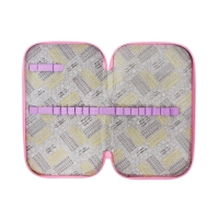 Пенал 3 секции, 125 х 205 х 55 мм, Calligrata 30П26/3 "Кот Корея", ламинированный картон