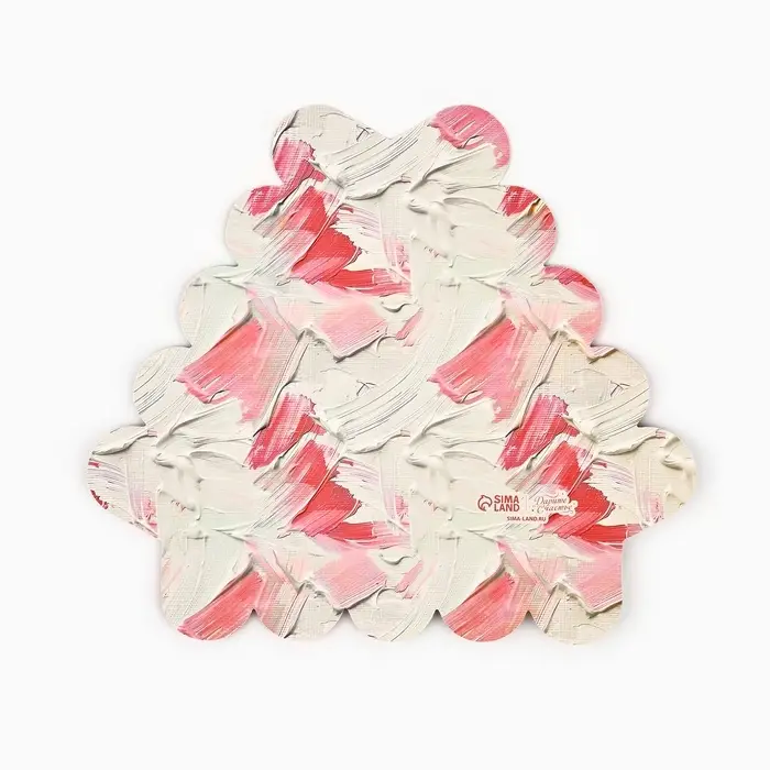 Коробка для кондитерских изделий с пластиковой крышкой &laquo;Розовые цветы&raquo;, 18 х 3 см