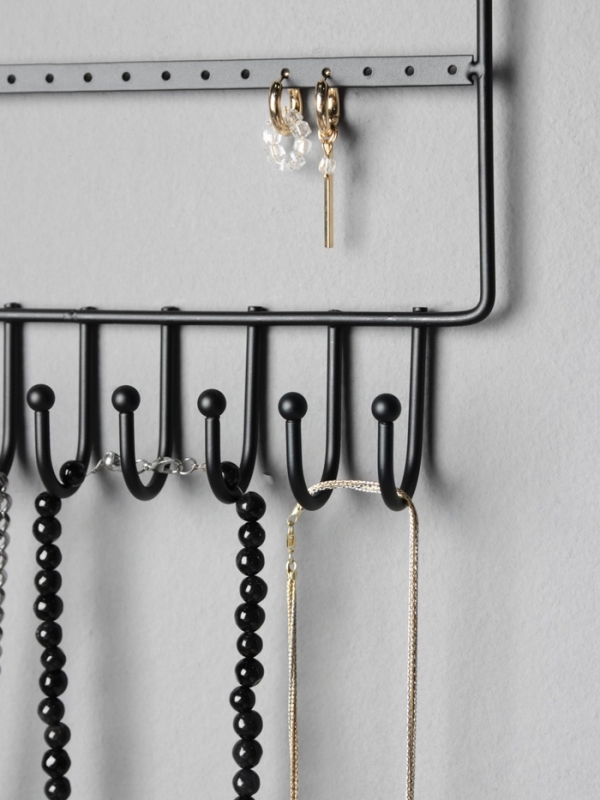 Органайзер для украшений "Вешалка", 37*25*5см, цвет чёрный