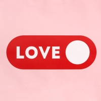 Пакет подарочный крафт "Любовь" 32 х 17,5 х 37 См