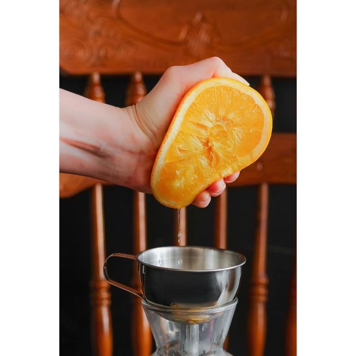 Воронка из нержавеющей стали, d=9 см, с ручкой