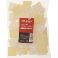 Площадка под хомут-стяжку ТУНДРА, 30х30 мм, цвет белый, 50 шт