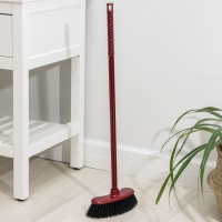 Щётка для пола &laquo;Комфорт&raquo; с черенком, жёсткая, цвет МИКС