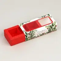 Коробка под 3 конфеты с ячейками &laquo;Счастье&raquo;, 13.3 х 3.3 х 5.8 см