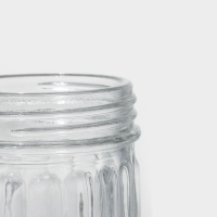 Сахарница стеклянная с дозатором Доляна &laquo;Перелив&raquo;, 210 мл, 13,5&times;7 см