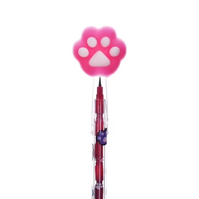 Карандаш-прикол Calligrata "Лапка", секционный, МИКС (штрихкод на штуке)