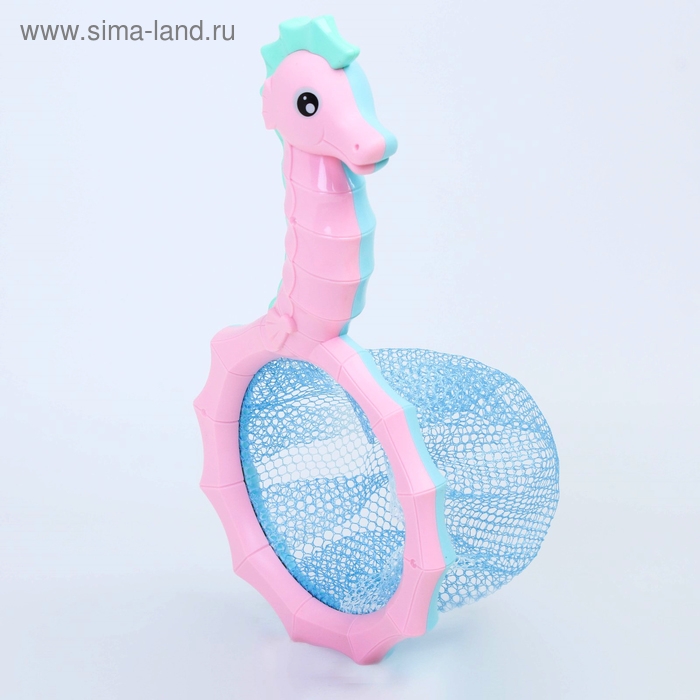 Набор  для купания &laquo;Плаваем вместе&raquo;, 5  игрушек и сачок