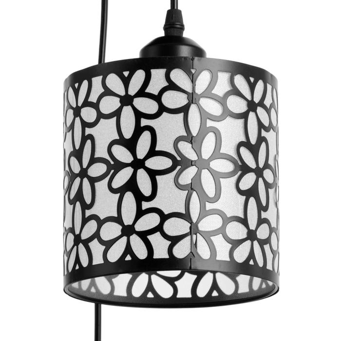 Светильник BayerLux 1954/3BK E27 40Вт черный 29х29х22-122 см