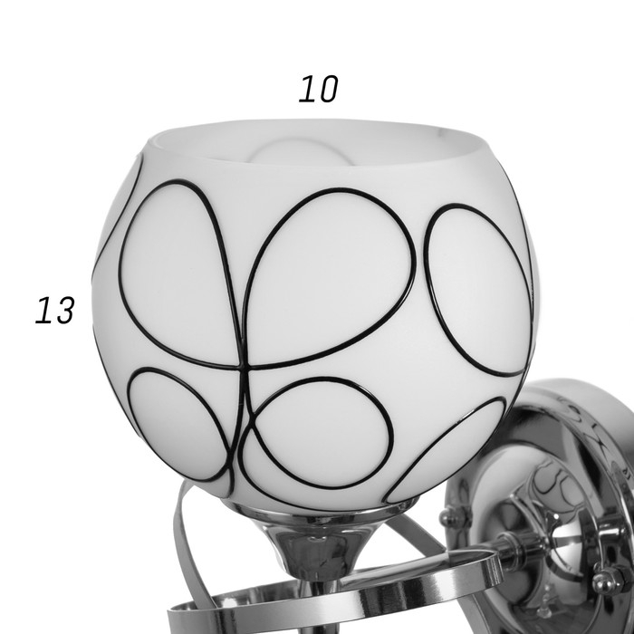 Бра 2592/1 E27 40 вт хром