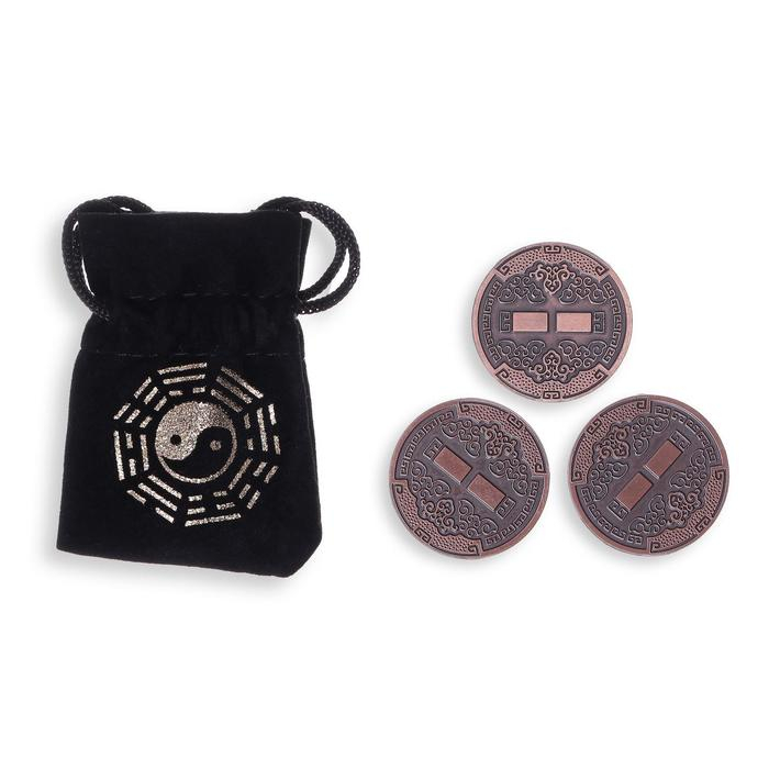 Гадание в наборе &laquo;Книга перемен&raquo; и древнее тибетское гадание МО, 3 монеты, кубик, 16+