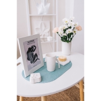 Кружка керамическая Доляна Coffee Brea, 300 мл, 11,5&times;7,8&times;12 см, цвет белый