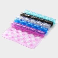 Коврик противоскользящий в ванну на присосках Доляна &laquo;Попурри&raquo;, 31&times;48 см, цвет МИКС