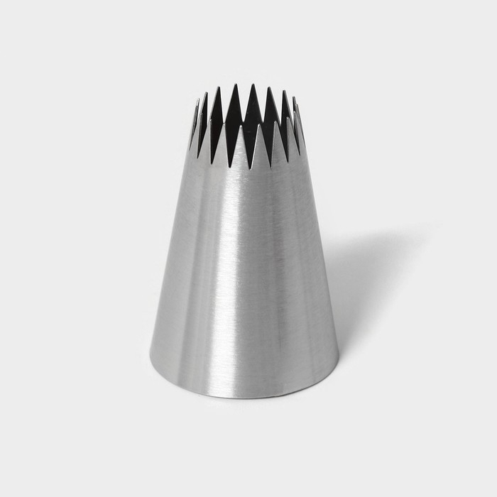 Насадка кондитерская &laquo;Французская звезда&raquo;, d=3,4 см, выход 1,7 см, нержавеющая сталь