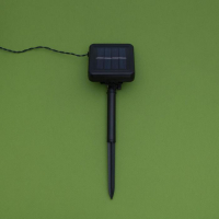 Гирлянда &laquo;Нить&raquo; 4.5 м с насадками &laquo;Шарики&raquo;, IP44, тёмная нить, 30 LED, свечение белое, 2 режима, солнечная батарея