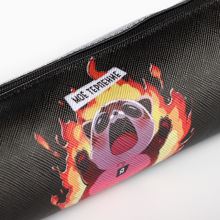 Пенал школьный из искусственной кожи &laquo;1 сентября: Нервы&raquo;, 19 х 8 х 3 см