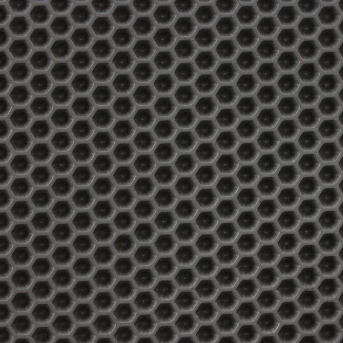 Коврик eva универсальный Grand Caratt, Соты 100 х 70 см, серый