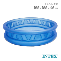 Бассейн надувной &laquo;Геометрия&raquo;, 188 х 46 см, от 3 лет, 58431NP INTEX