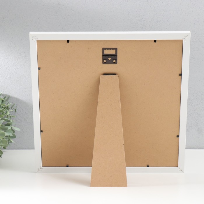 Фоторамка МДФ "Ellis" 30x30 см, с паспарту, белый 76738