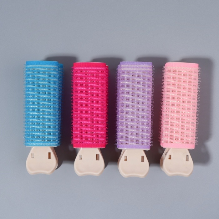 Бигуди для прикорневого объема, с зажимом, 3,3 &times; 3,5 &times; 10,5 см, цвет МИКС