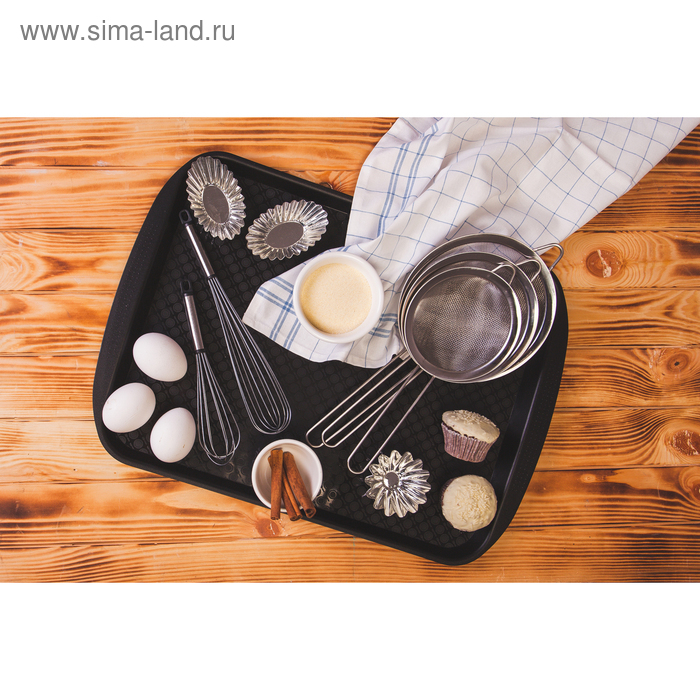 Поднос, 49&times;35 см, цвет чёрный