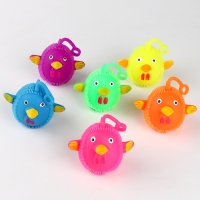 Мяч детский резиновый ёжка световой &laquo;Злые птички&raquo;, цвета МИКС , в шоубоксе