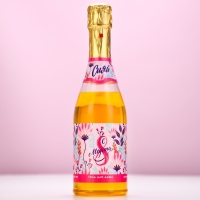 Гель для душа во флаконе шампанское &laquo;С 8 Марта!&raquo;, 500 мл, аромат лесных ягод, ЧИСТОЕ СЧАСТЬЕ