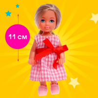 Кукла малышка Lyna на велопрогулке с велосипедом и аксессуарами, МИКС