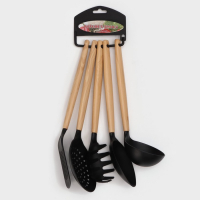 Набор кухонных принадлежностей Доляна &laquo;Брауни&raquo;, 5 предметов, нейлон