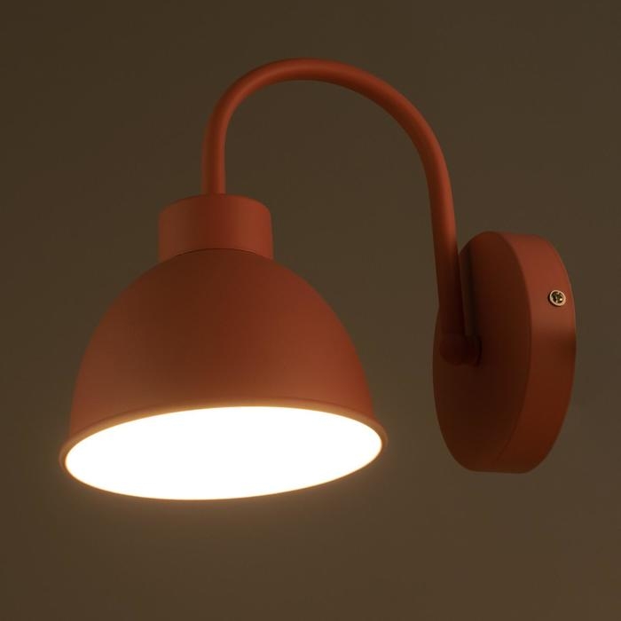 Бра 1669/1PK E27 40Вт розовый 15х22,5х21 см