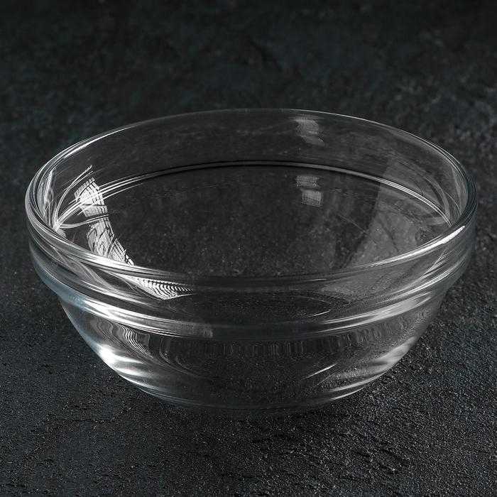 Салатник стеклянный &laquo;Удобное хранение&raquo;, 250 мл, d=12 см, штабелируемый