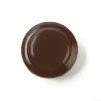 Ручка мебельная пластмассовая, d=35, цвет шоколад