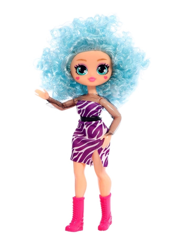 Кукла &laquo;Кудряшка Рина&raquo;, шарниры в руках, голубой