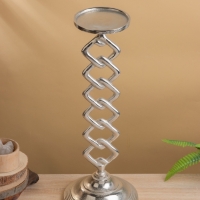 Подсвечник "Чейн" 21х21х55 см, алюминий