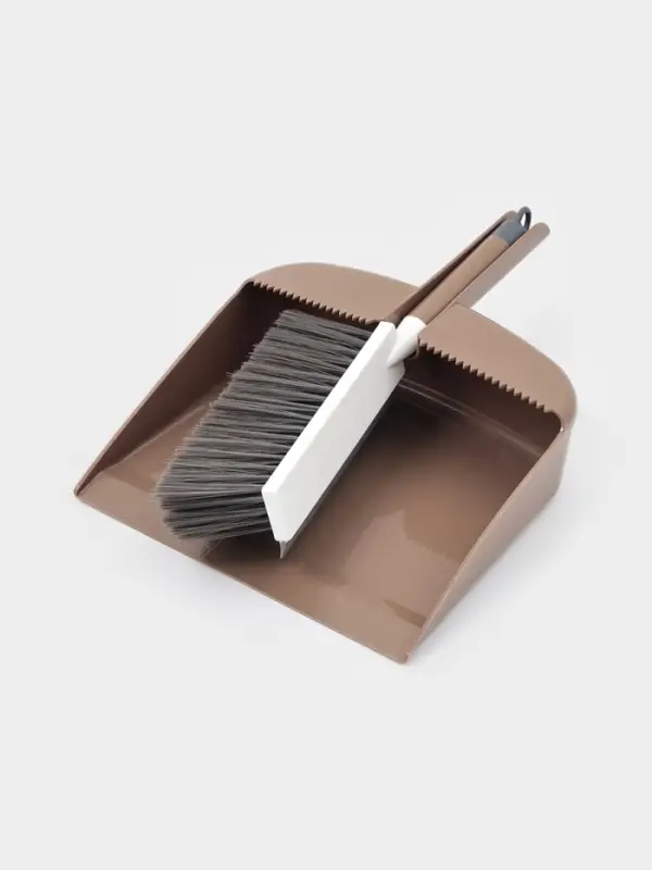 Набор для уборки: совок в комплекте с щёткой и встроенным водосгоном&laquo;Порядок&raquo;, 34&times;24&times;9 см, МИКС