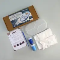 Подставка из гипса. Набор для создания поддона с красками &laquo;Овал&raquo;