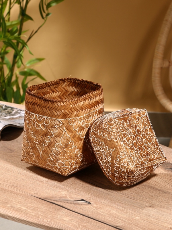 Корзинка плетеная "Морокко" 14х14х23 см