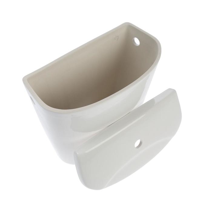 Унитаз компакт ЛЗСФ "Универсал Эконом", боковая подводка, косой выпуск, сиденье, шток