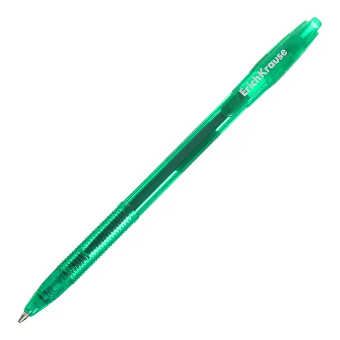 Ручка шариковая автоматическая ErichKrause R-301 Matic Original, узел 1.0 мм, чернила зелёные, длина линии письма 2000 метров