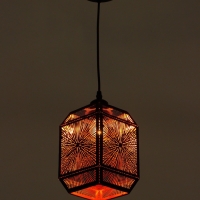 Светильник "Кэлшот" (Сияние) 1х40Вт Е27 черный 13х13х20+100см