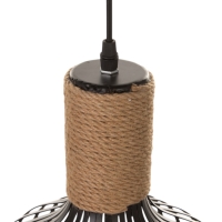 Светильник "Клубок" 1х40Вт Е27 черный 28х28х28см