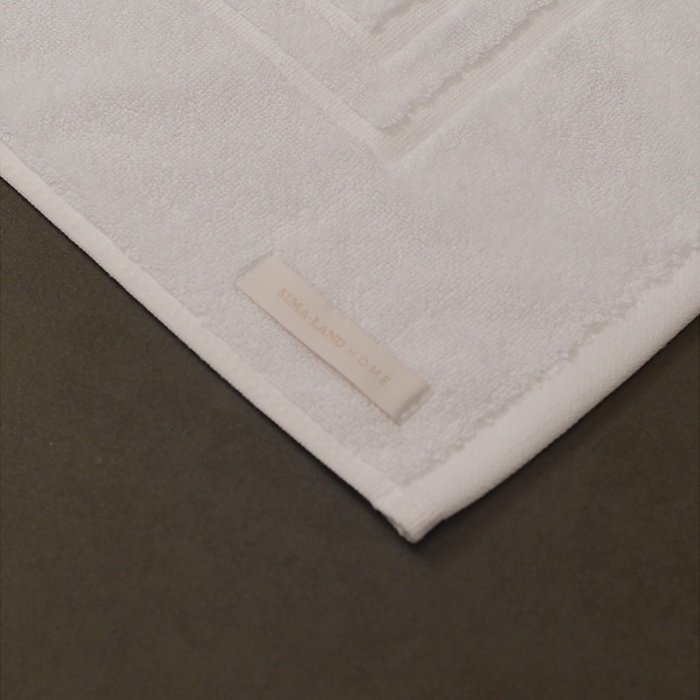 Коврик махровый SL HOME: Basic "Блан де Блан" 50х70 см, 100% хлопок, 730 г/м2