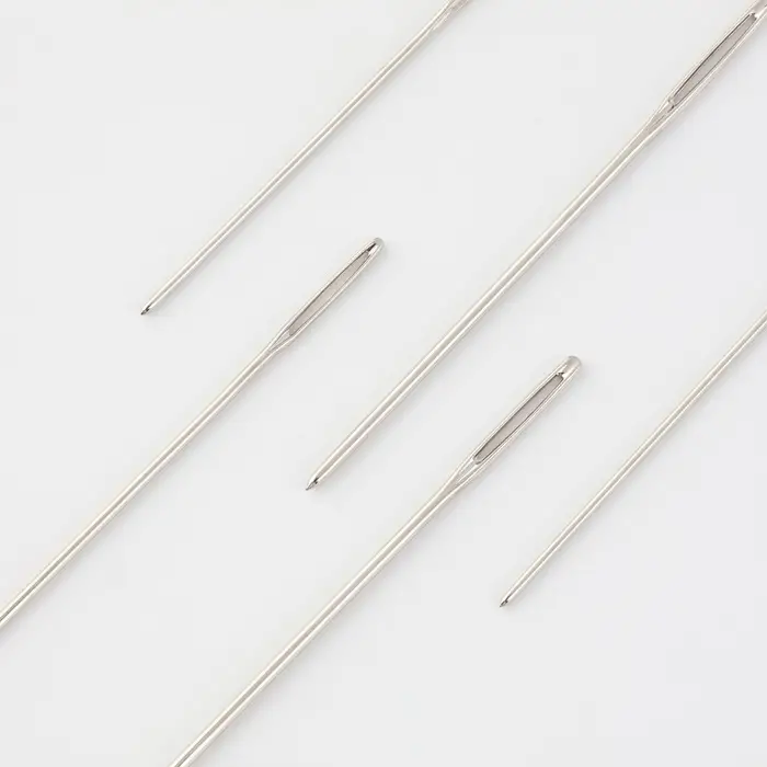 Иглы для вышивания по канве, d = 0,76/0,94/1,05 мм, 3,7 - 4,6 см, 6 шт