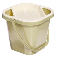 Песочный набор &laquo;Полынь&raquo;, 8 предметов: совок, грабли, сито, ведерко, 4 формочки