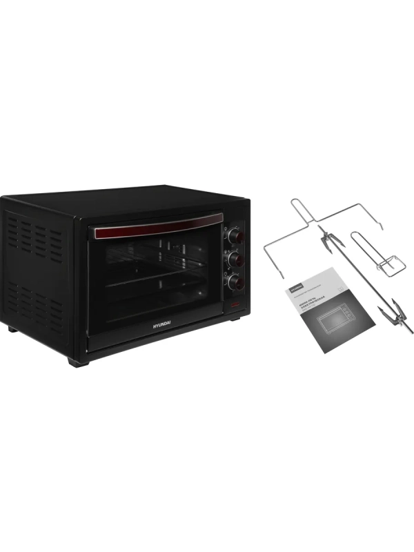 Мини-печь MIO-HY102 50л. 2000Вт черный-красный