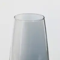 Ваза стекло настольная "Кэнди" 22х9х6,5 см, серый